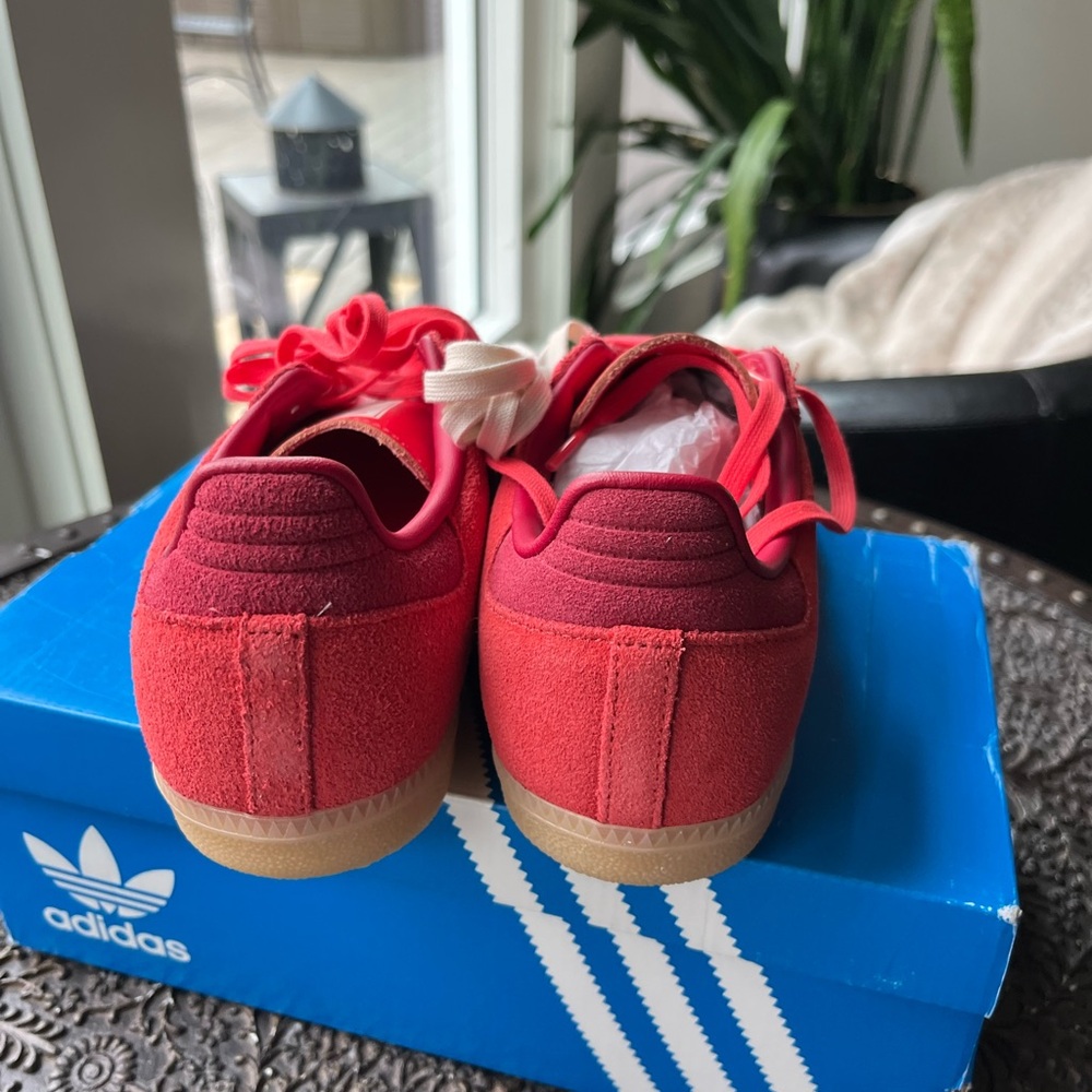 ADIDAS SAMBA OG KIDS VALENTINE’S DAY SNEAKERS IN RED PINK 13 1 - Picture 10 of 13